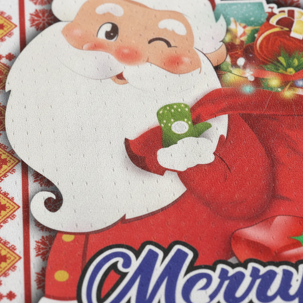 Vietnam Flag Christmas Santa Claus Baseball Jersey - Festive Heritage Holiday Shirt - Bird Eye Mesh Fabric